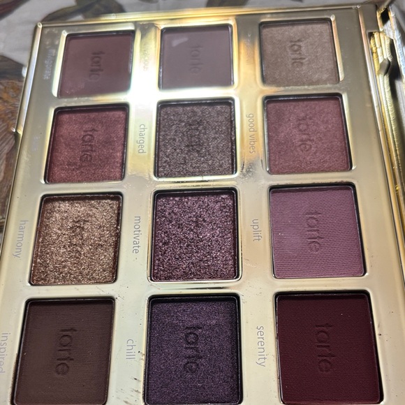 Tarte Tartelette Energy Eyeshadow Palette - Pink, Gold, and Brown - Picture 4 of 4